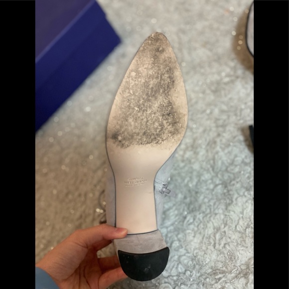 Stuart Weitzman Gardiner Mid Heel Ankle Boots - Picture 7 of 8